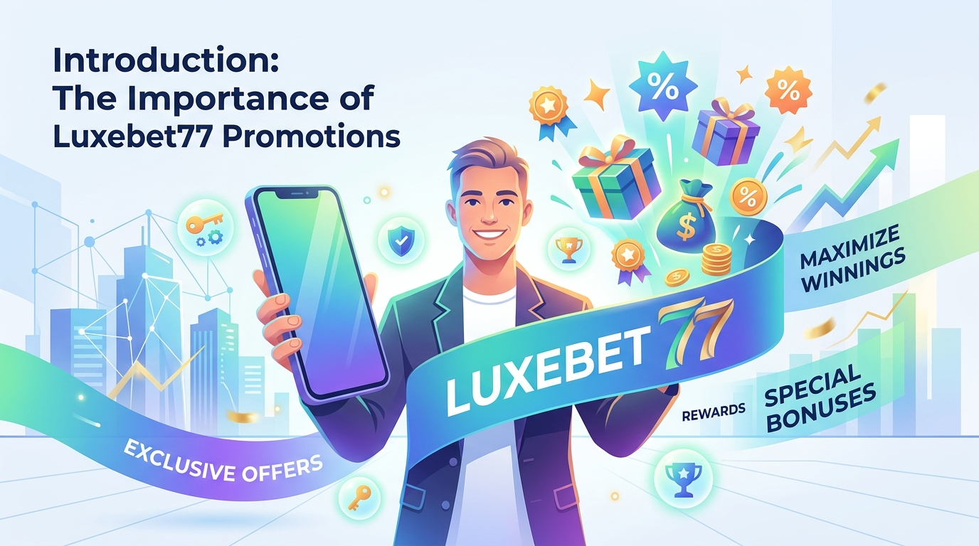 Luxebet77 ပရိုမိုးရှင်းများ: အကောင်းဆုံး ဘောနပ်စ်နှင့် ဆုလက်ဆောင်များ