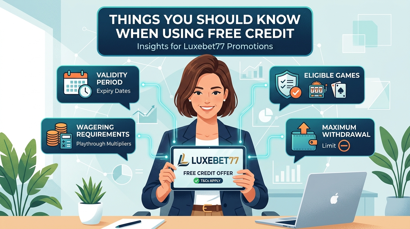 Luxebet77 free credit အသုံးပြုရာတွင် သိထားသင့်သော အချက်များ