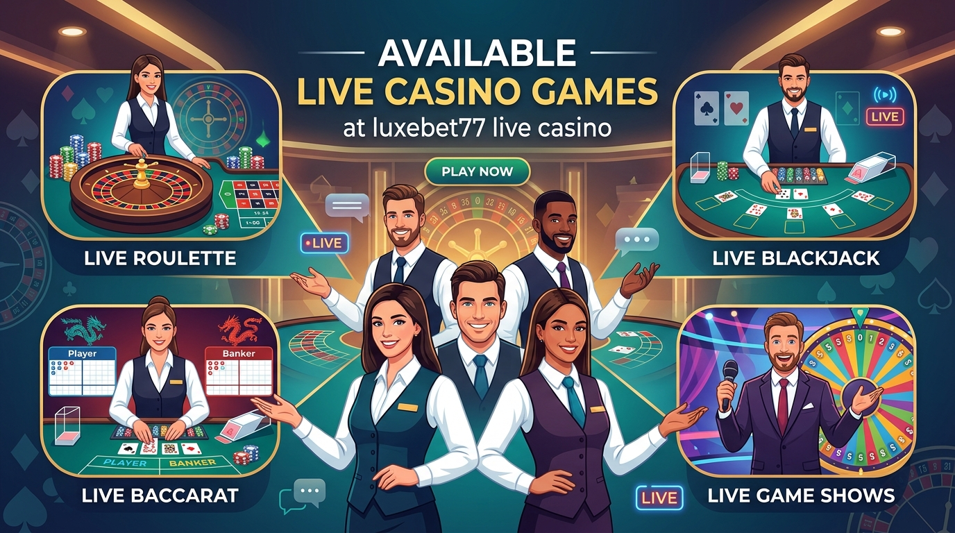 Luxebet77 Live Casino ဘောနပ်စ်များနှင့် ပရိုမိုးရှင်းများ