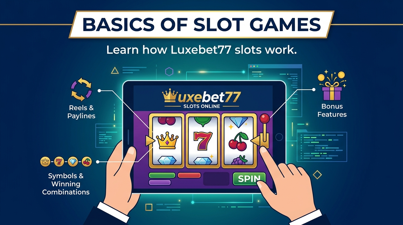 Luxebet77 တွင် စလော့ဂိမ်းစတင်ကစားနည်း